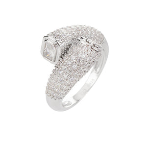 טבעת כסף 925 משובצת זירקון – יוקרה עדינה - | Kalimira Jewelry | תכשיטי כסף Kalimira | إكسسوارات فضة Kalimira