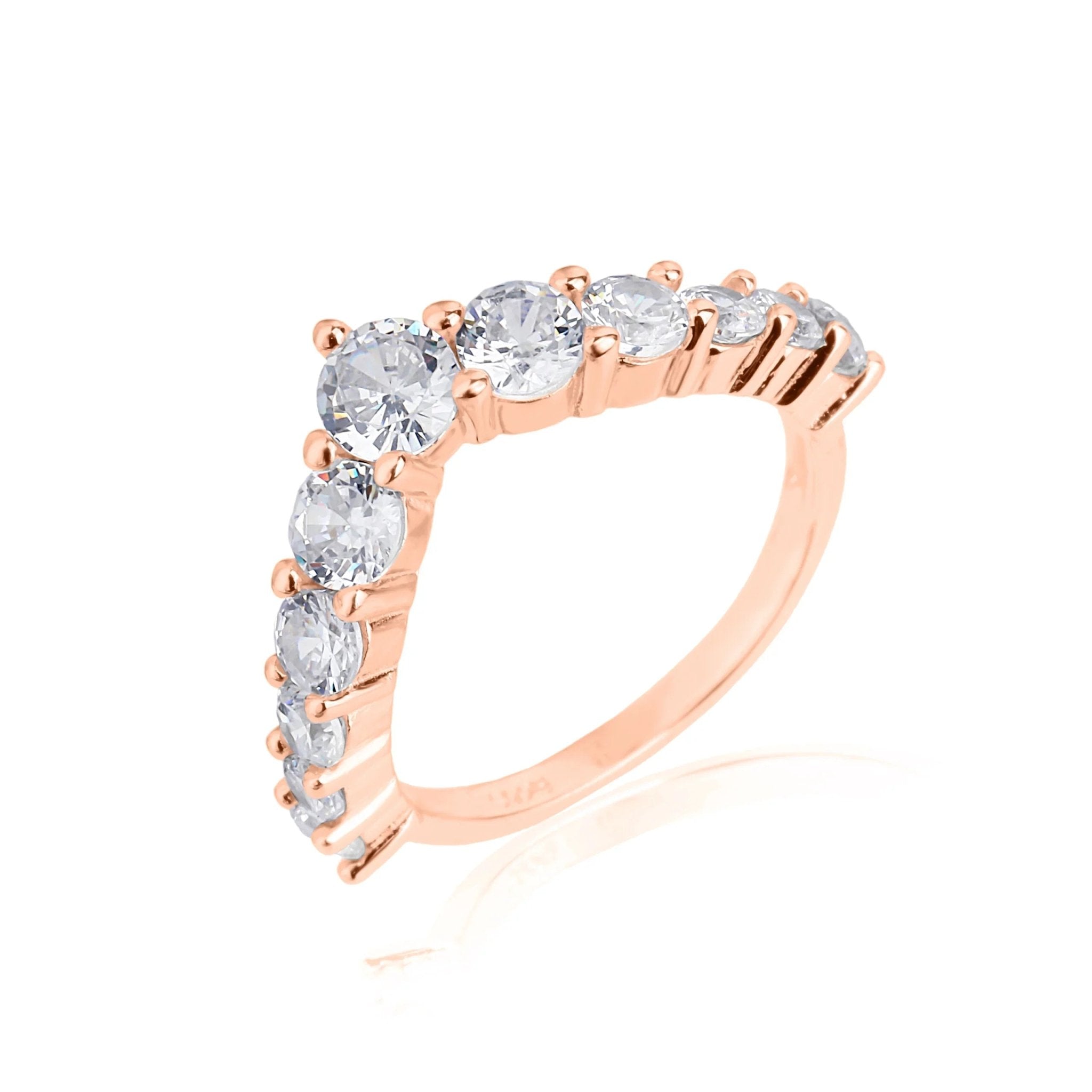 טבעת כסף 925 משובצת זירקון – יוקרה עדינה - | Kalimira Jewelry | תכשיטי כסף Kalimira | إكسسوارات فضة Kalimira