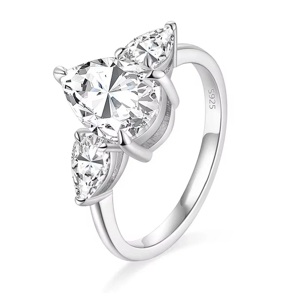 טבעת כסף 925 משובצת זירקון – יוקרה עדינה - | Kalimira Jewelry | תכשיטי כסף Kalimira | إكسسوارات فضة Kalimira