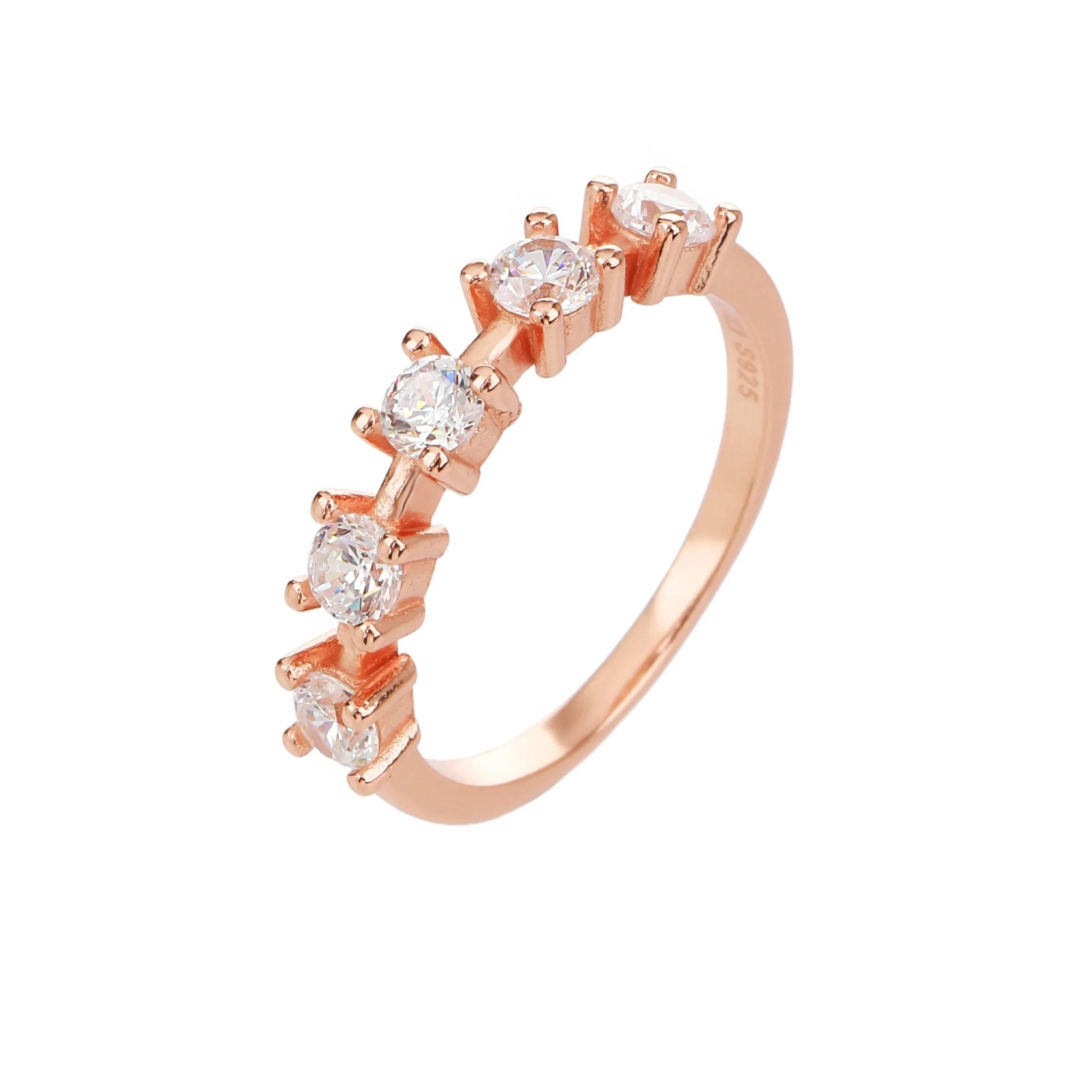 טבעת כסף 925 משובצת זירקון – יוקרה עדינה - | Kalimira Jewelry | תכשיטי כסף Kalimira | إكسسوارات فضة Kalimira