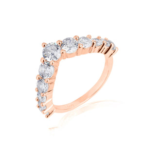 טבעת כסף 925 משובצת זירקון – יוקרה עדינה - | Kalimira Jewelry | תכשיטי כסף Kalimira | إكسسوارات فضة Kalimira