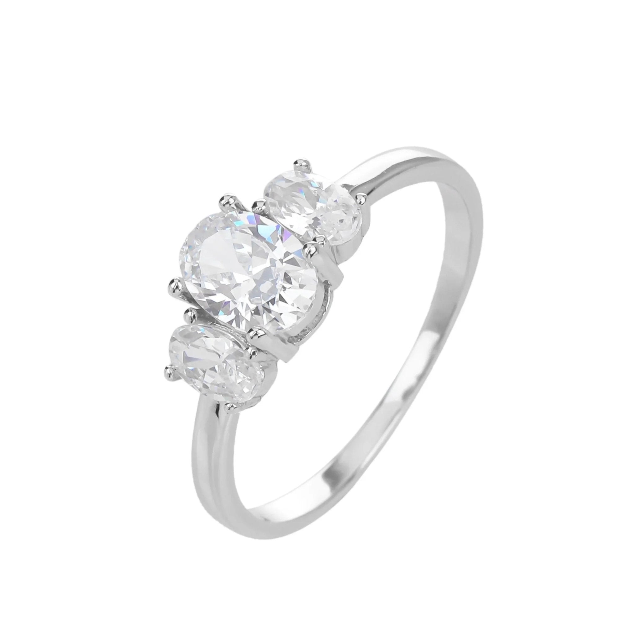 טבעת כסף 925 משובצת זירקון – יוקרה עדינה - | Kalimira Jewelry | תכשיטי כסף Kalimira | إكسسوارات فضة Kalimira