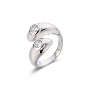 טבעת כסף 925 משובצת זירקון – יוקרה עדינה - | Kalimira Jewelry | תכשיטי כסף Kalimira | إكسسوارات فضة Kalimira