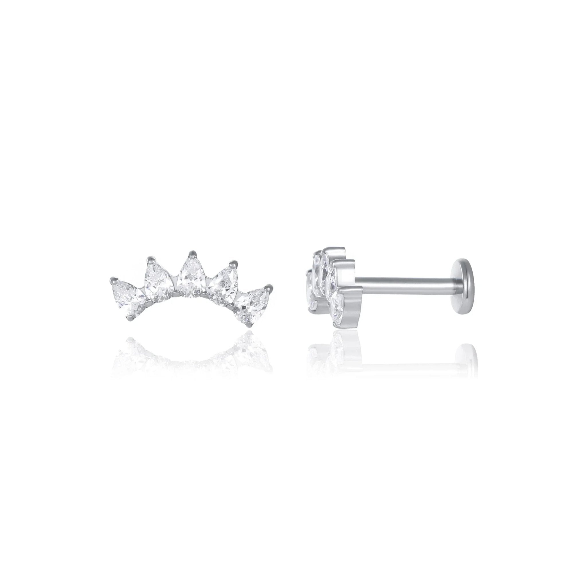 פירסינג טיטניום – עמידות מקסימלית - | Kalimira Jewelry | תכשיטי כסף Kalimira | إكسسوارات فضة Kalimira