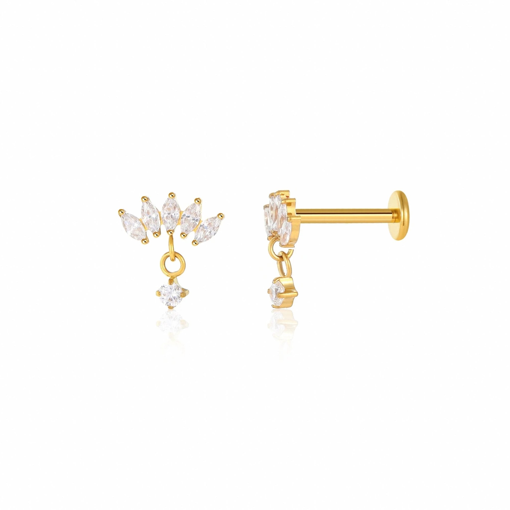 פירסינג טיטניום – עמידות מקסימלית - | Kalimira Jewelry | תכשיטי כסף Kalimira | إكسسوارات فضة Kalimira