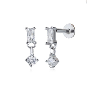 פירסינג כסף – עיצוב עדין ונשי - | Kalimira Jewelry | תכשיטי כסף Kalimira | إكسسوارات فضة Kalimira