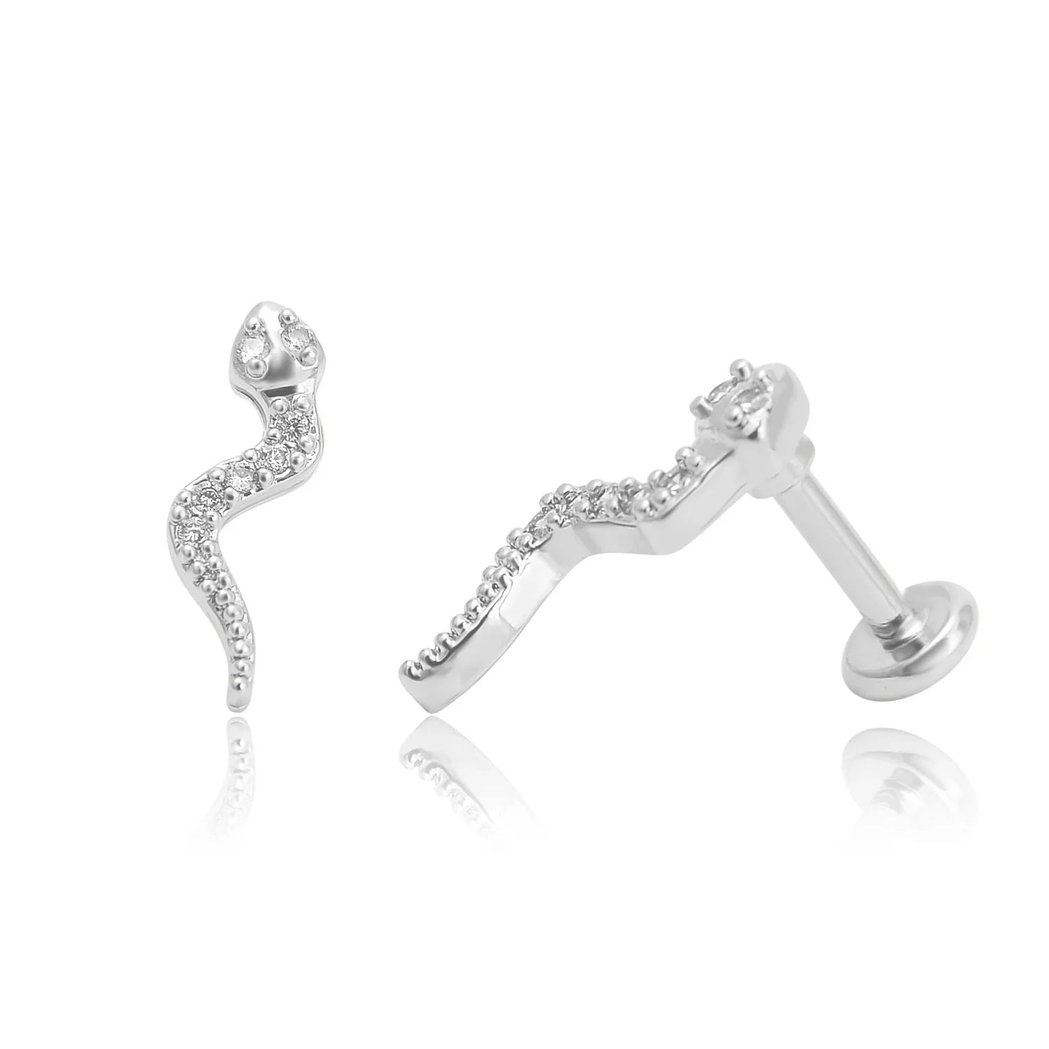 פירסינג כסף – עיצוב עדין ונשי - | Kalimira Jewelry | תכשיטי כסף Kalimira | إكسسوارات فضة Kalimira