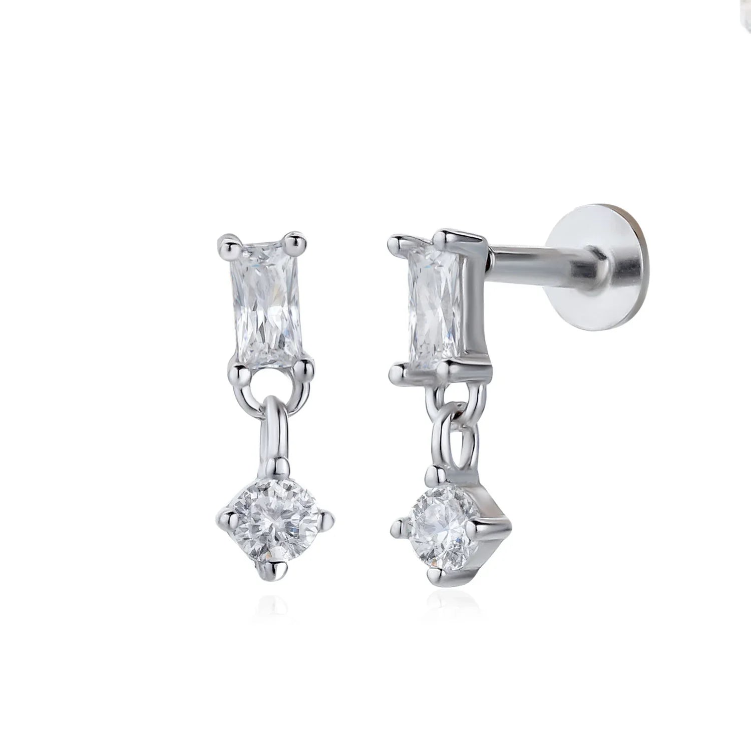 פירסינג כסף – עיצוב עדין ונשי - | Kalimira Jewelry | תכשיטי כסף Kalimira | إكسسوارات فضة Kalimira