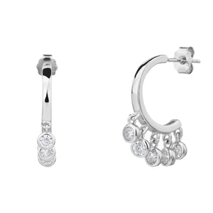 עגיל FLSI7011 - 1 - | Kalimira Jewelry | תכשיטי כסף Kalimira | إكسسوارات فضة Kalimira