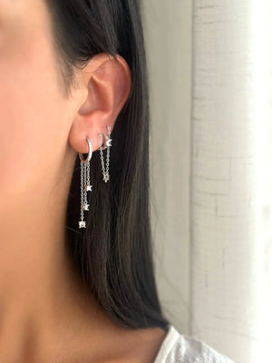 עגילי חישוק כסף 925 – טרנד יומיומי נצחי - | Kalimira Jewelry | תכשיטי כסף Kalimira | إكسسوارات فضة Kalimira