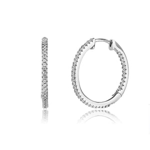 עגילי חישוק כסף 925 – טרנד יומיומי נצחי - | Kalimira Jewelry | תכשיטי כסף Kalimira | إكسسوارات فضة Kalimira