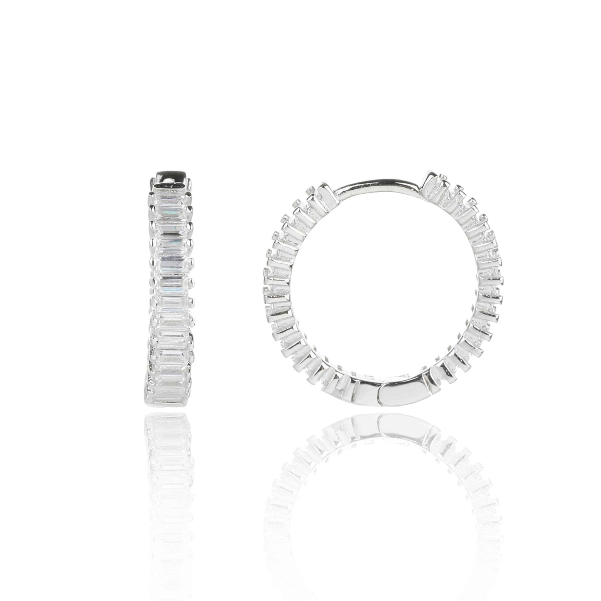 עגילי חישוק כסף 925 – טרנד יומיומי נצחי - | Kalimira Jewelry | תכשיטי כסף Kalimira | إكسسوارات فضة Kalimira