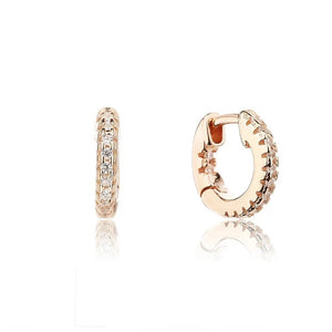 עגילי חישוק כסף 925 – טרנד יומיומי נצחי - | Kalimira Jewelry | תכשיטי כסף Kalimira | إكسسوارات فضة Kalimira