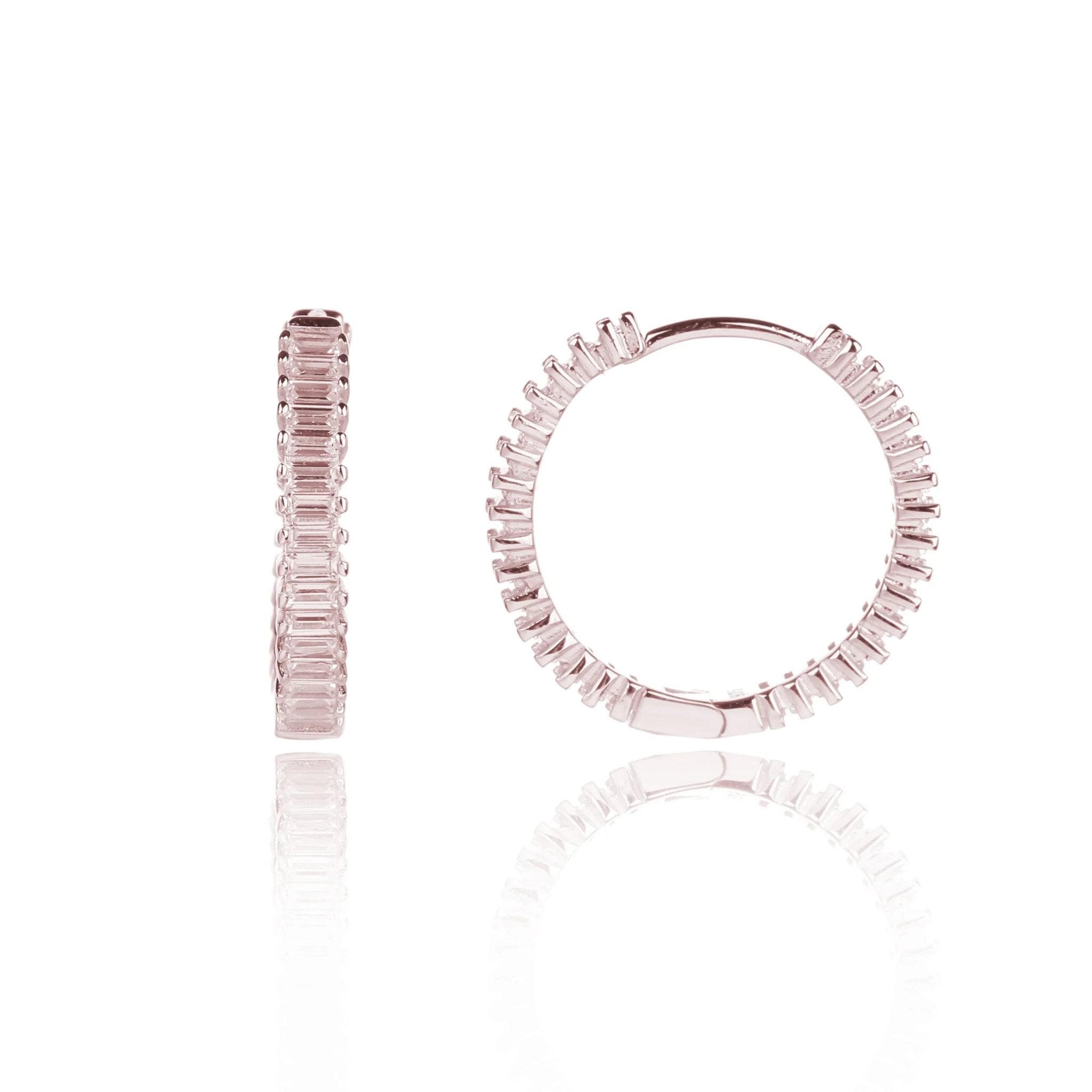 עגילי חישוק כסף 925 – טרנד יומיומי נצחי - | Kalimira Jewelry | תכשיטי כסף Kalimira | إكسسوارات فضة Kalimira