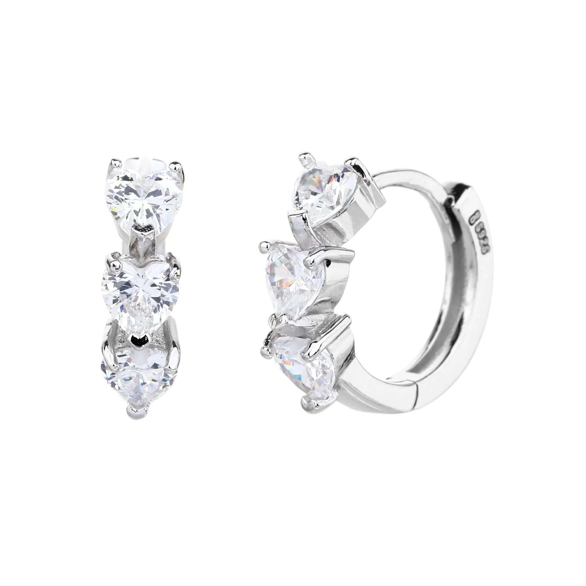 עגילי חישוק כסף 925 – טרנד יומיומי נצחי - | Kalimira Jewelry | תכשיטי כסף Kalimira | إكسسوارات فضة Kalimira