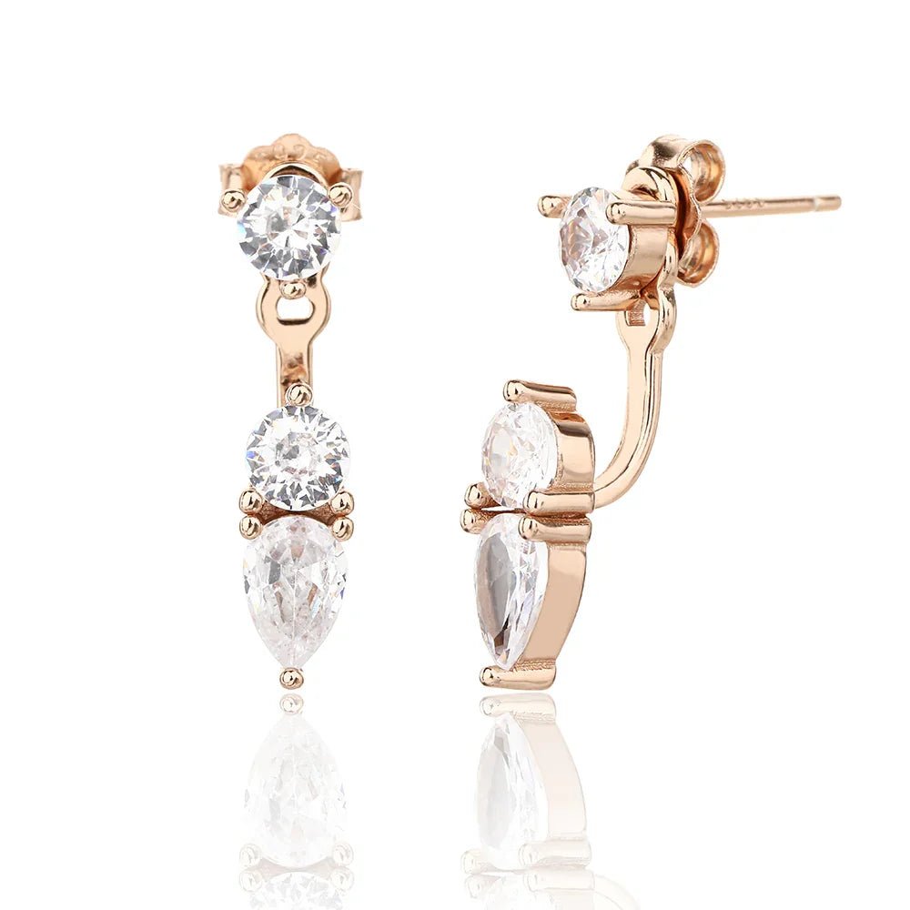 עגילי ערב כסף 925 משובצים – יוקרה לאירועים - | Kalimira Jewelry | תכשיטי כסף Kalimira | إكسسوارات فضة Kalimira