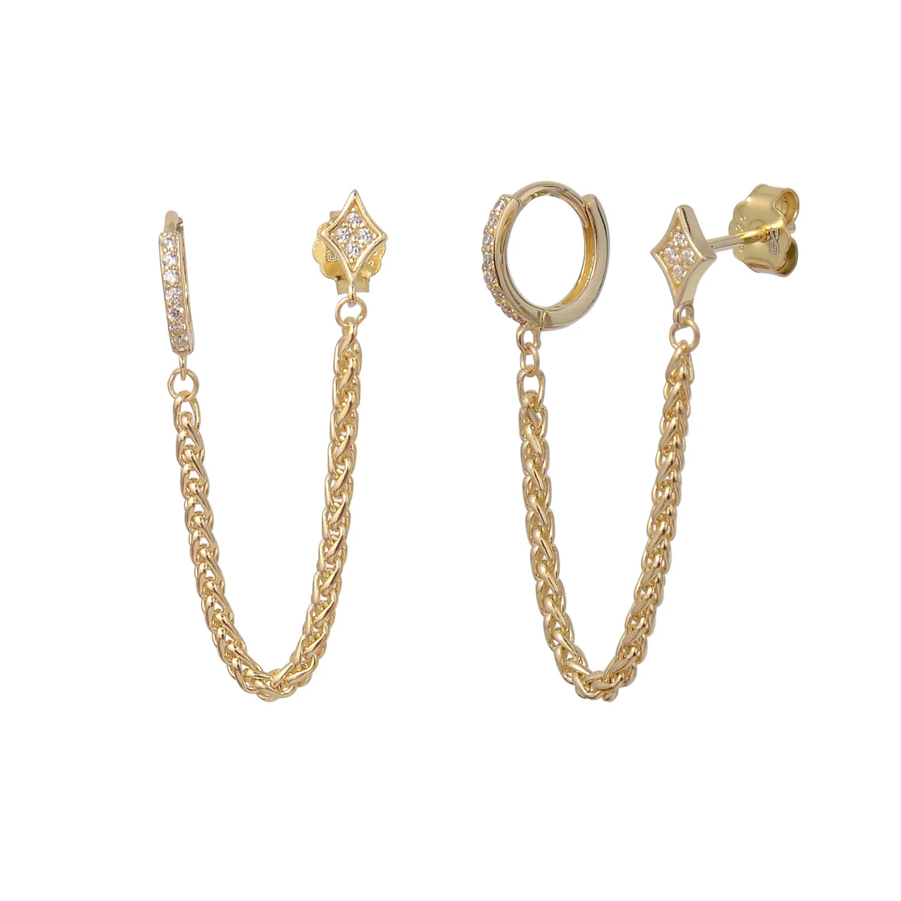 עגילי ערב כסף 925 משובצים – יוקרה לאירועים - | Kalimira Jewelry | תכשיטי כסף Kalimira | إكسسوارات فضة Kalimira