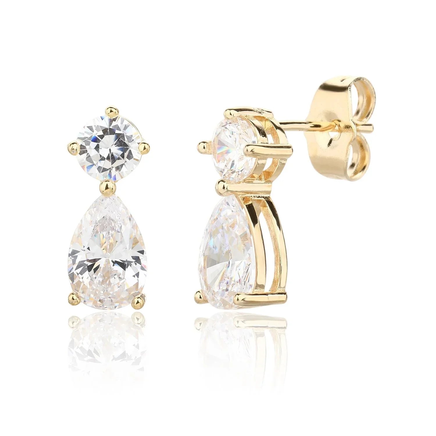 עגילי ערב כסף 925 משובצים – יוקרה לאירועים - | Kalimira Jewelry | תכשיטי כסף Kalimira | إكسسوارات فضة Kalimira