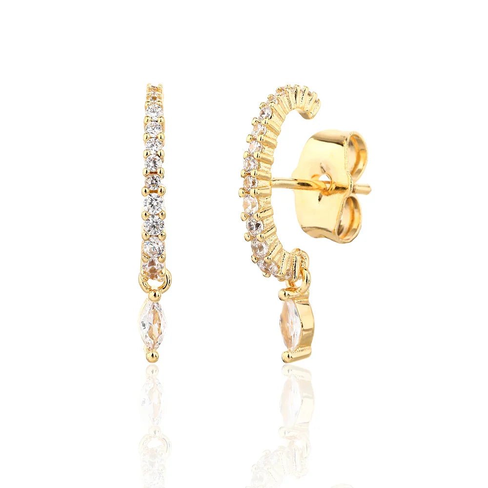 עגילי ערב כסף 925 משובצים – יוקרה לאירועים - | Kalimira Jewelry | תכשיטי כסף Kalimira | إكسسوارات فضة Kalimira