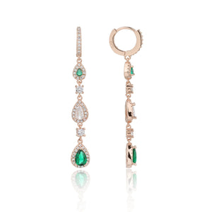 עגילי ערב כסף 925 משובצים – יוקרה לאירועים - | Kalimira Jewelry | תכשיטי כסף Kalimira | إكسسوارات فضة Kalimira