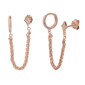 עגילי ערב כסף 925 משובצים – יוקרה לאירועים - | Kalimira Jewelry | תכשיטי כסף Kalimira | إكسسوارات فضة Kalimira