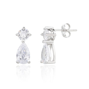 עגילי ערב כסף 925 משובצים – יוקרה לאירועים - | Kalimira Jewelry | תכשיטי כסף Kalimira | إكسسوارات فضة Kalimira