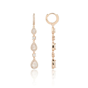 עגילי ערב כסף 925 משובצים – יוקרה לאירועים - | Kalimira Jewelry | תכשיטי כסף Kalimira | إكسسوارات فضة Kalimira