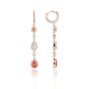 עגילי ערב כסף 925 משובצים – יוקרה לאירועים - | Kalimira Jewelry | תכשיטי כסף Kalimira | إكسسوارات فضة Kalimira