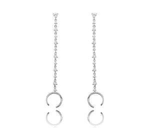 עגילי ערב כסף 925 משובצים – יוקרה לאירועים - | Kalimira Jewelry | תכשיטי כסף Kalimira | إكسسوارات فضة Kalimira