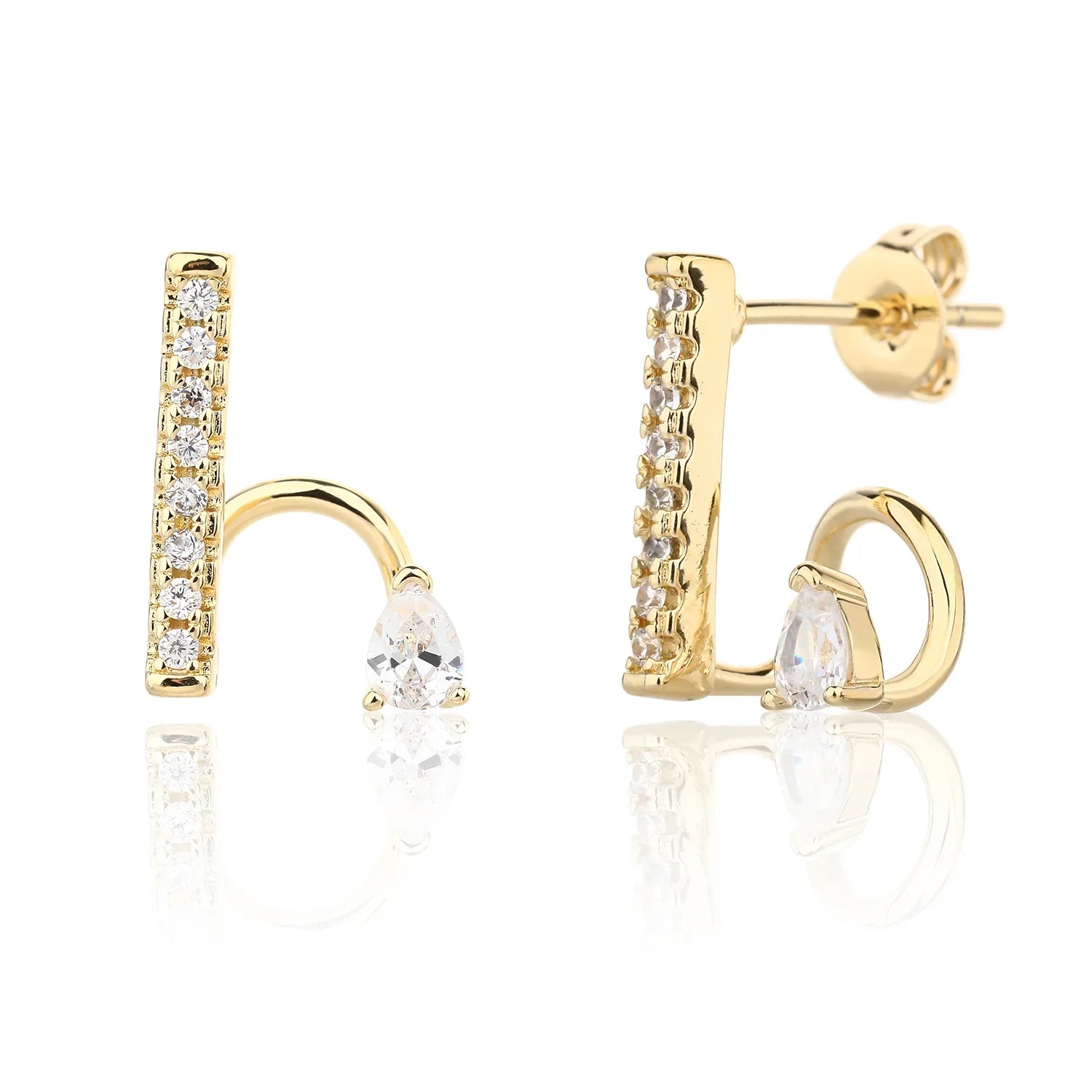 עגילי ערב כסף 925 משובצים – יוקרה לאירועים - | Kalimira Jewelry | תכשיטי כסף Kalimira | إكسسوارات فضة Kalimira