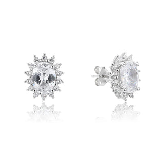 עגילי כסף 925 צמודים – מראה קלאסי ועדין - | Kalimira Jewelry | תכשיטי כסף Kalimira | إكسسوارات فضة Kalimira