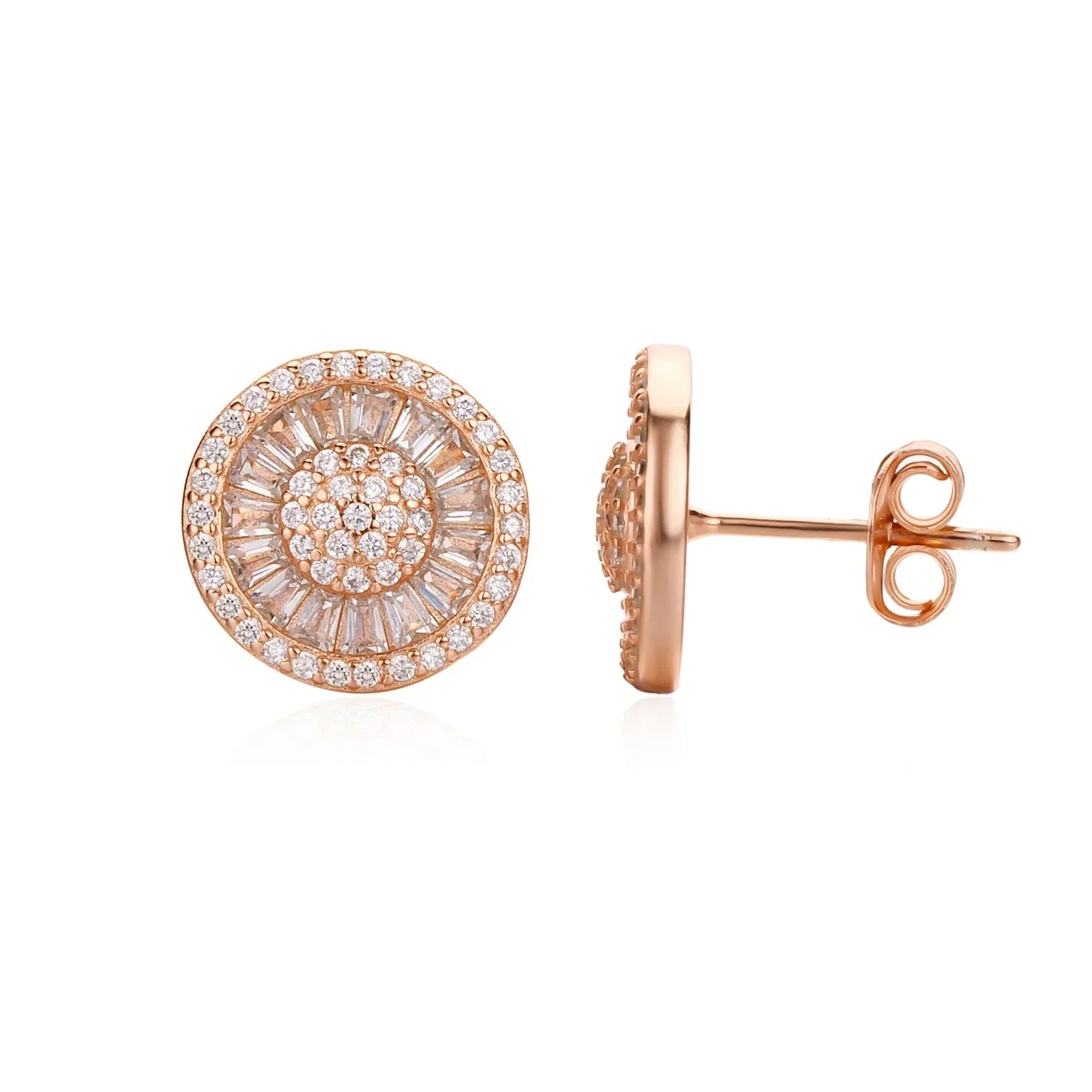 עגילי כסף 925 צמודים – מראה קלאסי ועדין - | Kalimira Jewelry | תכשיטי כסף Kalimira | إكسسوارات فضة Kalimira