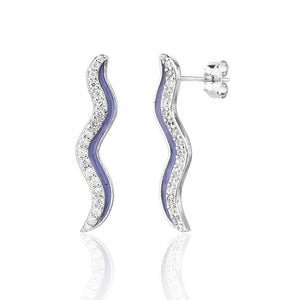 עגילי כסף 925 צמודים – מראה קלאסי ועדין - | Kalimira Jewelry | תכשיטי כסף Kalimira | إكسسوارات فضة Kalimira