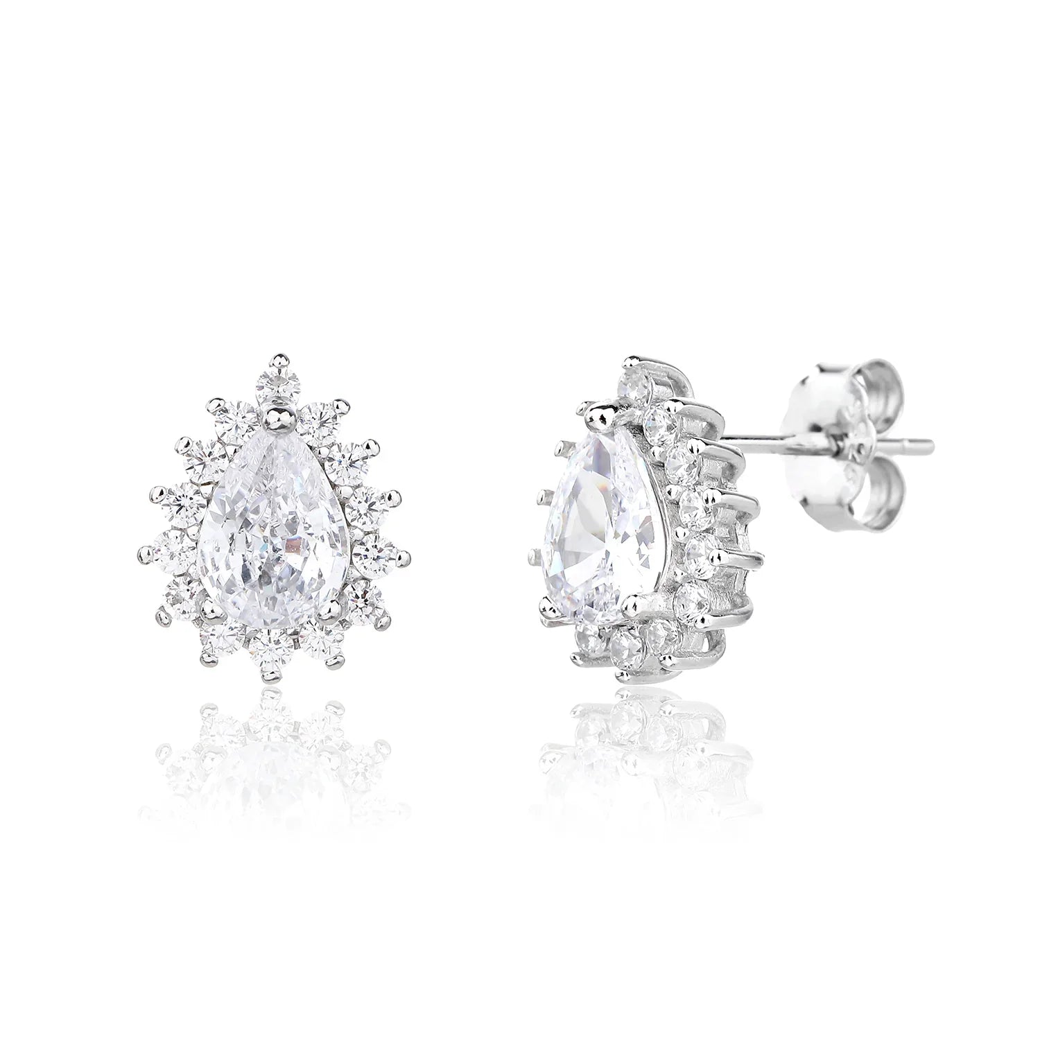 עגילי כסף 925 צמודים – מראה קלאסי ועדין - | Kalimira Jewelry | תכשיטי כסף Kalimira | إكسسوارات فضة Kalimira