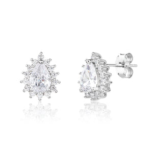 עגילי כסף 925 צמודים – מראה קלאסי ועדין - | Kalimira Jewelry | תכשיטי כסף Kalimira | إكسسوارات فضة Kalimira