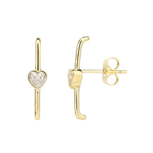 עגילי כסף 925 צמודים – מראה קלאסי ועדין - | Kalimira Jewelry | תכשיטי כסף Kalimira | إكسسوارات فضة Kalimira