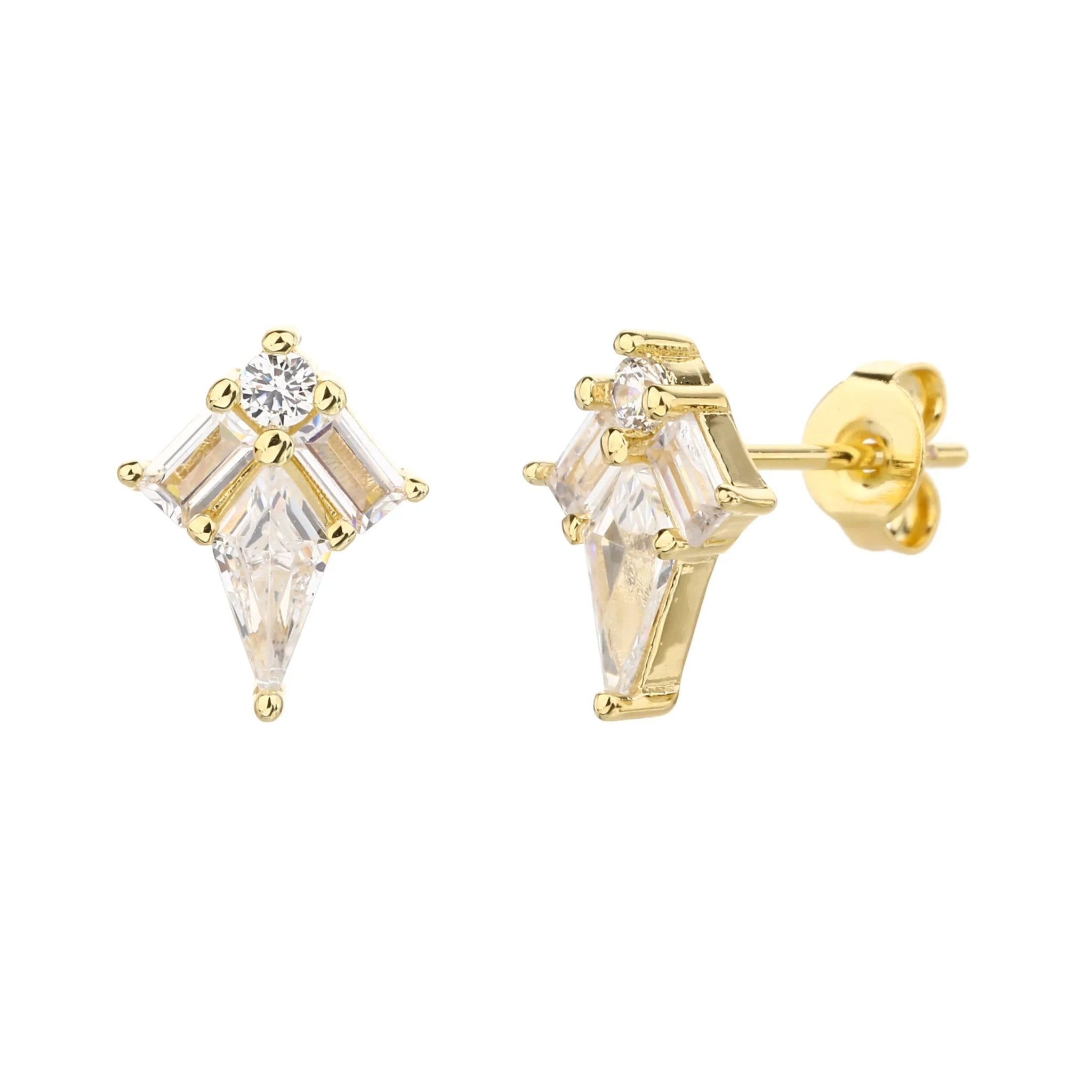 עגילי כסף 925 צמודים – מראה קלאסי ועדין - | Kalimira Jewelry | תכשיטי כסף Kalimira | إكسسوارات فضة Kalimira