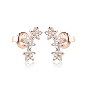 עגילי כסף 925 צמודים – מראה קלאסי ועדין - | Kalimira Jewelry | תכשיטי כסף Kalimira | إكسسوارات فضة Kalimira