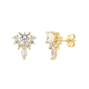 עגילי כסף 925 צמודים – מראה קלאסי ועדין - | Kalimira Jewelry | תכשיטי כסף Kalimira | إكسسوارات فضة Kalimira