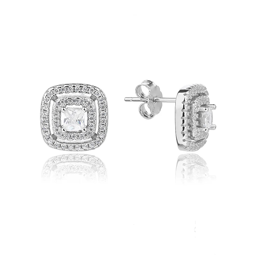 עגילי כסף 925 צמודים – מראה קלאסי ועדין - | Kalimira Jewelry | תכשיטי כסף Kalimira | إكسسوارات فضة Kalimira