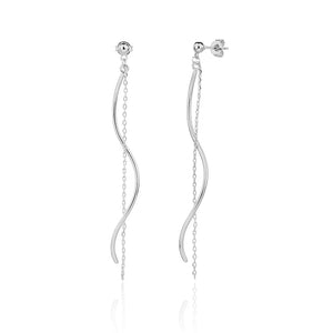 עגילי כסף 925 נופלים – אלגנטיות מתוחכמת - | Kalimira Jewelry | תכשיטי כסף Kalimira | إكسسوارات فضة Kalimira