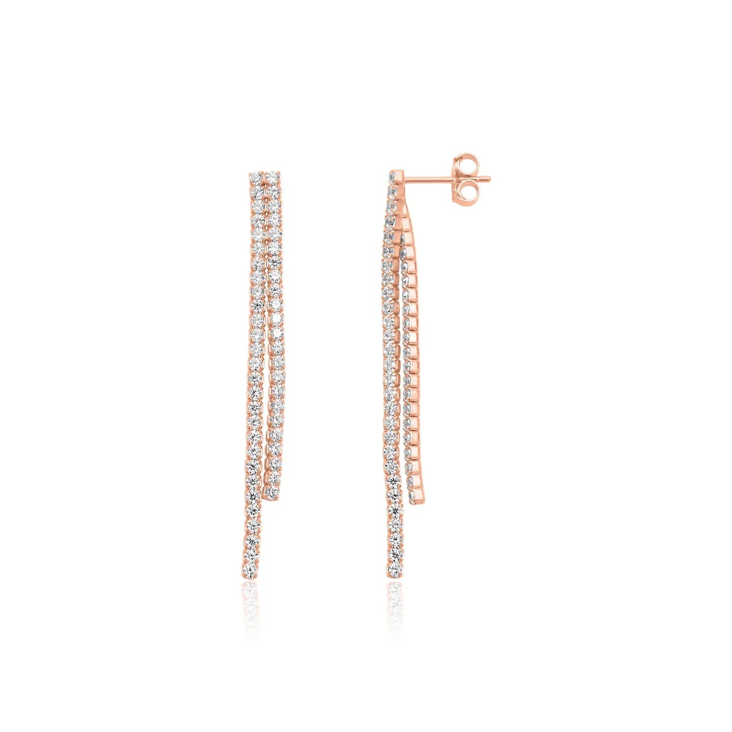 עגילי כסף 925 נופלים – אלגנטיות מתוחכמת - | Kalimira Jewelry | תכשיטי כסף Kalimira | إكسسوارات فضة Kalimira