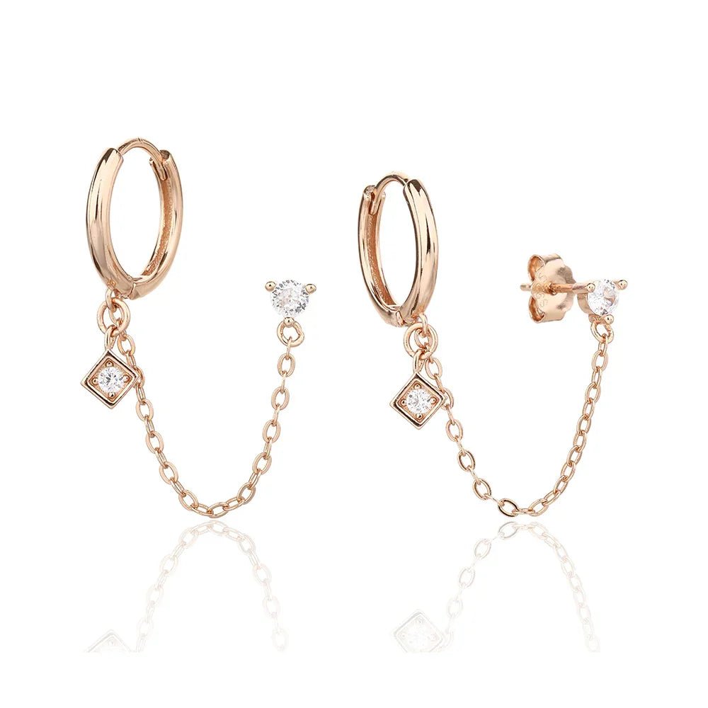 עגילי כסף 925 נופלים – אלגנטיות מתוחכמת - | Kalimira Jewelry | תכשיטי כסף Kalimira | إكسسوارات فضة Kalimira