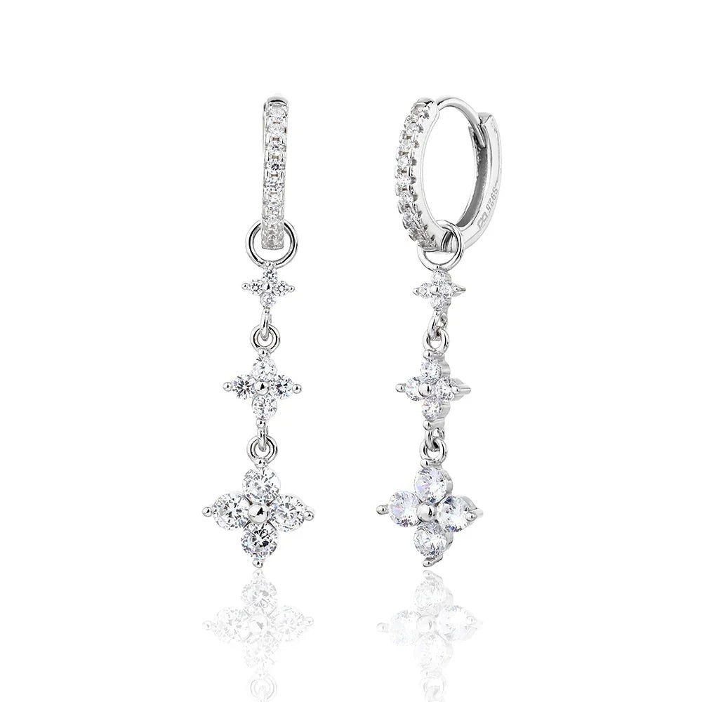 עגילי כסף 925 נופלים – אלגנטיות מתוחכמת - | Kalimira Jewelry | תכשיטי כסף Kalimira | إكسسوارات فضة Kalimira