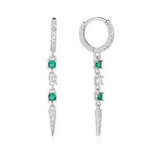 עגילי כסף 925 נופלים – אלגנטיות מתוחכמת - | Kalimira Jewelry | תכשיטי כסף Kalimira | إكسسوارات فضة Kalimira