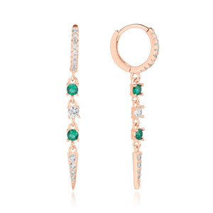 עגילי כסף 925 נופלים – אלגנטיות מתוחכמת - | Kalimira Jewelry | תכשיטי כסף Kalimira | إكسسوارات فضة Kalimira