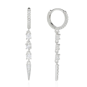 עגילי כסף 925 נופלים – אלגנטיות מתוחכמת - | Kalimira Jewelry | תכשיטי כסף Kalimira | إكسسوارات فضة Kalimira