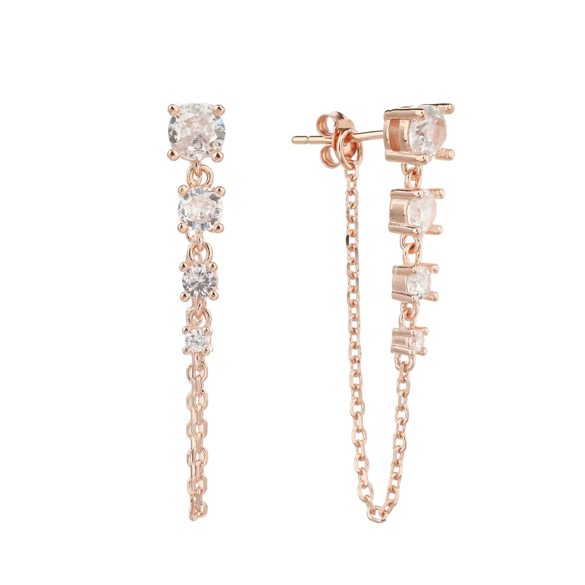 עגילי כסף 925 נופלים – אלגנטיות מתוחכמת - | Kalimira Jewelry | תכשיטי כסף Kalimira | إكسسوارات فضة Kalimira