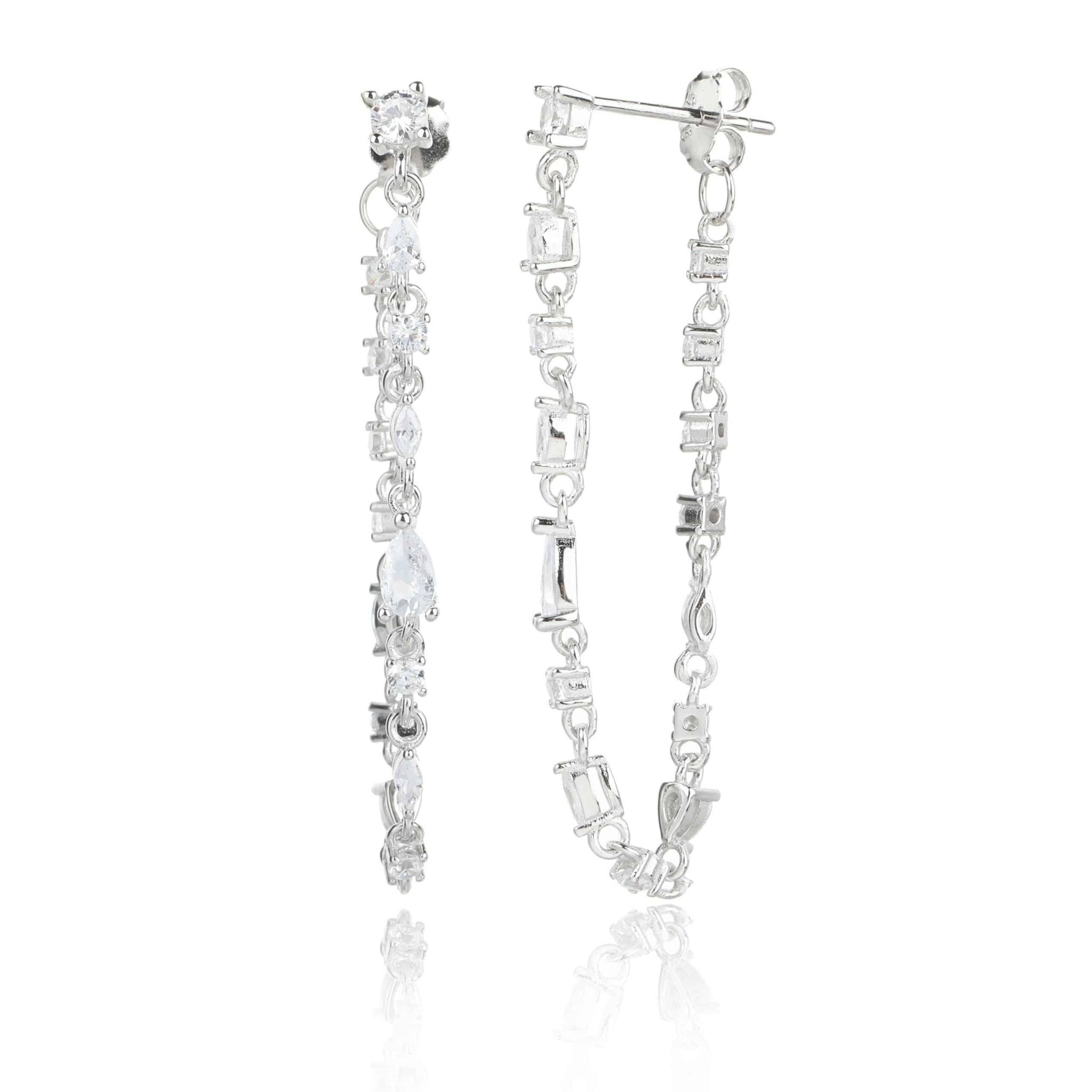 עגילי כסף 925 נופלים – אלגנטיות מתוחכמת - | Kalimira Jewelry | תכשיטי כסף Kalimira | إكسسوارات فضة Kalimira