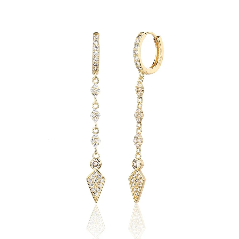 עגילי כסף 925 נופלים – אלגנטיות מתוחכמת - | Kalimira Jewelry | תכשיטי כסף Kalimira | إكسسوارات فضة Kalimira